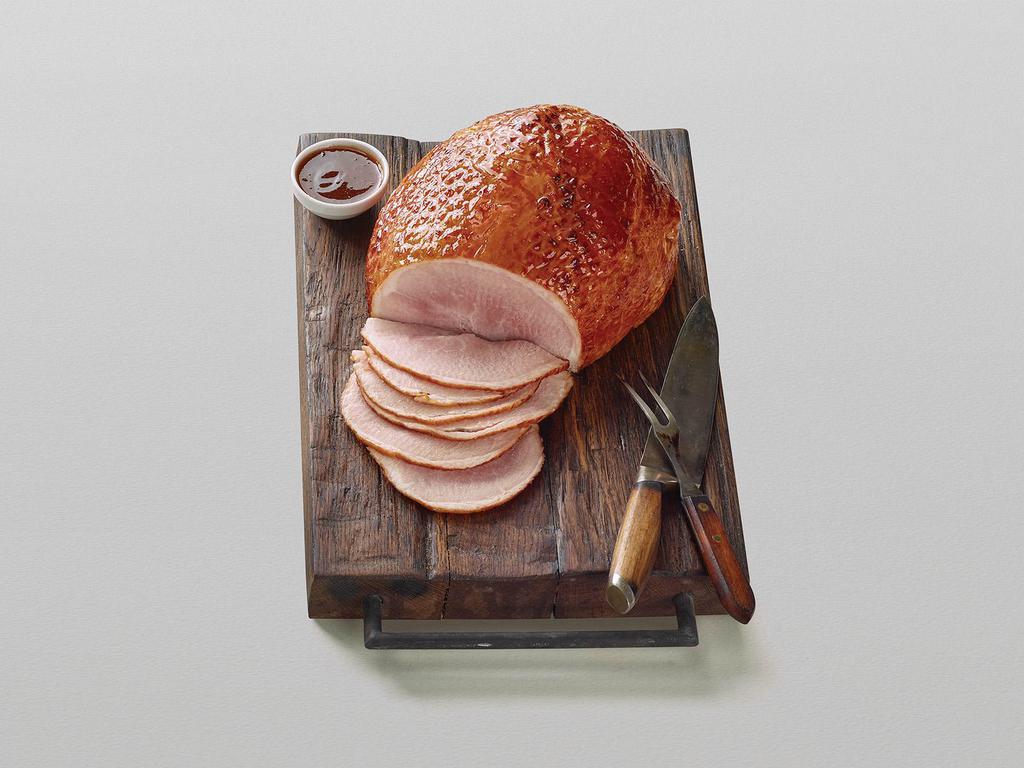 Baked Ham Platter · 1 pound. Sliced. Sliced slow cooked, hickory smoked cured ham.