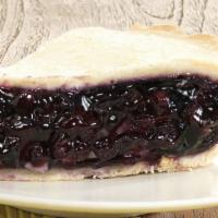 Blueberry Pie · No sugar added.
