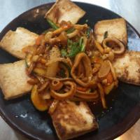 1. Spicy Squid with Fried Tofu · 