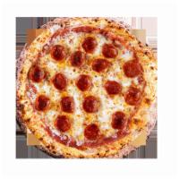 1 Topping Pizza · Sauce, cheese and 1 topping. Substitute cheese and specialty crust for an additional charge....
