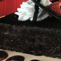 Gluten Free Chocolate Cake · Flourless Chocolate cake - Gluten Free (Cream and toppings not included)