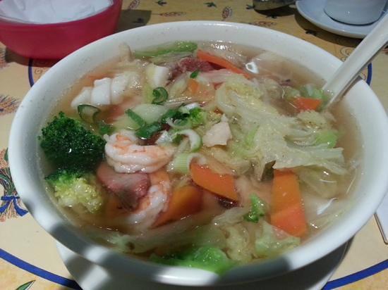 22. House Special Soup · With crispy noodle.