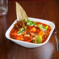 Paneer Tikka Masala · Cottage cheese. A spicy twist to the butter masala, but with onions, bell peppers and our ti...