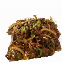 Mongolian Rice Plate · Choice of protein stir fried with onions and bell peppers in a house made sauce that is swee...
