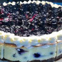 Blueberry Cheesecake · Freshly made.