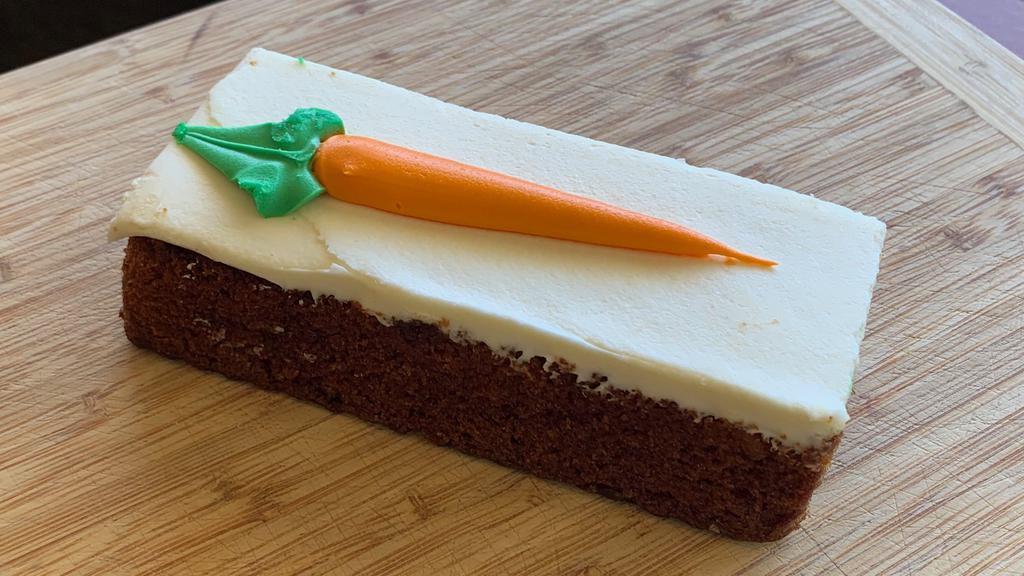 Carrot Cake · Topped with Cream Cheese Frosting for 2.