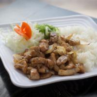 Chicken Teriyaki with Rice · 
