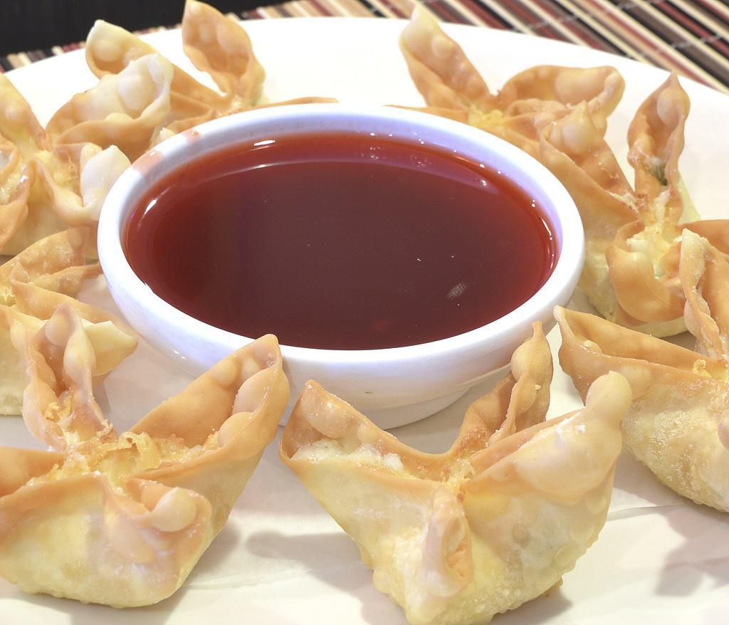 Fried Cheese Wonton · Chinese dumpling that comes with filling.