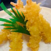 5 Piece Shrimp Tempura · Battered and fried. 