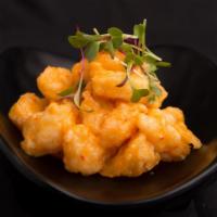 Rock Shrimp Tempura · Crispy rock shrimp with spicy creamy sauce.