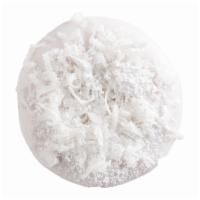Sand Dollar · Vanilla icing with shredded coconut & powdered sugar
