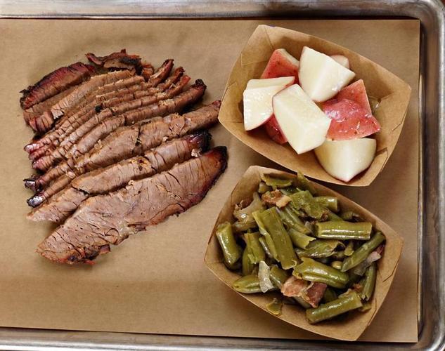 1 MEAT PLATE · A 1/3 lb your choice of meat with choice of 2 sides