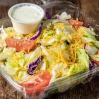 MO'S SALAD · Mixed greens, tomatoes, carrots, purple cabbage and cheese