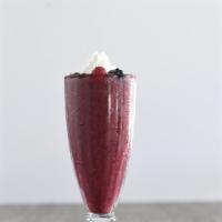 Wildberry Smoothie · Blueberries, blackberries, and raspberries fused together in for a berry explosion