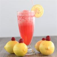 Raspberry Lemonade Juice · Freshly squeezed lemonade with a splash of raspberry 