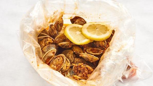 Clams · Chewy, plump with a slight saltiness