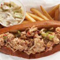 Classic Lobster Roll Sandwich · Our chilled lobster salad has a light mayo base, celery for a
crunch, a touch of scallion fo...