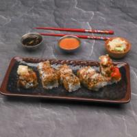 Sweet Potato Maki · Sweet potato tempura roll.