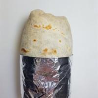 BYO Burrito · Your choice of protein, your choice of refried or black beans and Mexican rice or quinoa-bro...