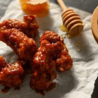 5 Boneless Wings · 5 breaded boneless wings made with breast meat with your choice of one flavor. Includes cele...