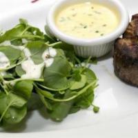 10 oz. Filet Mignon · Cooked to order and served with béarnaise sauce