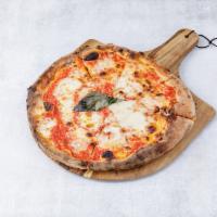 Margherita Pizza · Tomatoes, mozzarella and basil.