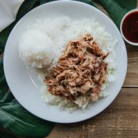 Keiki (Kids Plate) · 1 meat choice on a bed of cabbage served with 1 scoop of rice, and 1 sauce cup.  Salad is no...