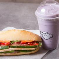 Paire 2 Special · Pick a banh mi and a slushie or viet frap.