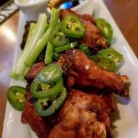 Jalapeno-Lime Wings · The perfect balance of zest and spice.
