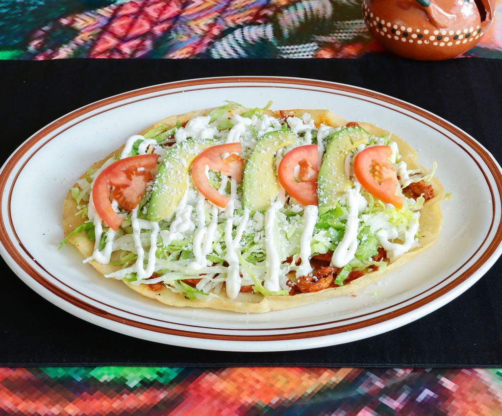 Don Huarache · With your choice of meat.