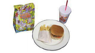 Kids Jr. Cheeseburger Meal · Jr. patty, cheese, lettuce, tomato, onion & 1000 Islands dressing. Includes French fries, a ...