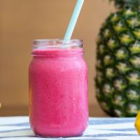 Dragonfruit Mango Smoothie · Drangonfruit + Ginger + Mango + Apple juice