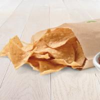 Tortilla Chips · Made fresh daily and lightly seasoned with natural sea salt.