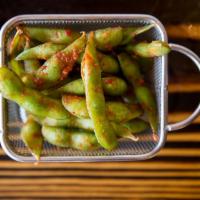 Edamame Plate · Lightly salted boiled soy bean.