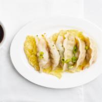A5. Pot Sticker Dumpling · 6 pieces. Chinese dumpling with ginger sauce. Your choice of pork or chicken. Fried or steam...