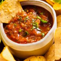 Simple Chips and Salsa · House made salsa and chips.