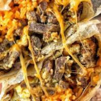 The Coronado Burrito · Carnitas, black beans, pico, shredded cheese, guac, salsa verde, 619 sauce.
