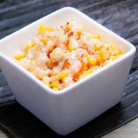 elote (mexican street corn) · corn with lime- mayo / cotija cheese + piquin