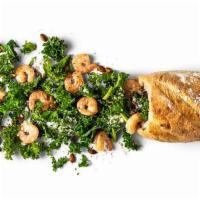 Kale-ifornia Zeppelin · Roasted Pumpkin Seeds, Parmesan, Currants, Kale. Recommended dressing is Olive Oil & Lemon J...