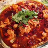 U1. Sichuan Style Fish Fillet 水煮鱼 · Spicy.