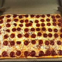 Sheet Pizza · Our 40 slice sheet pizza perfect for any party. A slightly thicker crust made in house and t...