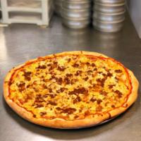 G-Plate Pizza · What Rochester is known for, on a pizza. We start with a layer of ketchup and mustard for th...