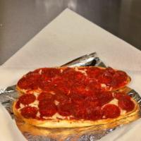 Pizza Sub · Pepperoni loaded on a toasted 8