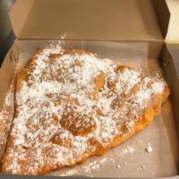 Fried Dough · Our huge fried dough, loaded with cinnamon and sugar, powdered sugar or go big and get BOTH