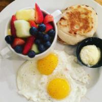 Basic Breakfast · eggs / choice of breakfast meat & toast / home fries