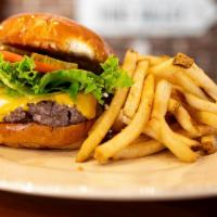 Burger Burger · 8 oz. Roseda Farm Black Angus burger / choice of cheese / Brioche / fries