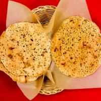 Roti · Whole wheat plain bread. (Vegan)