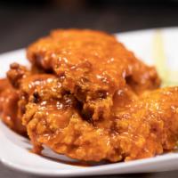 Buffalo Tenders · Deep Fried Chicken Tenders, Buffalo Sauce, Bleu Cheese Dressing, Celery
Allergies Alert: Co...