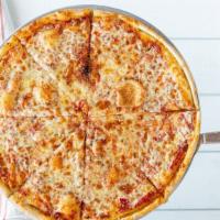 Traditional Cheese Pizza · All pizzas are extra large and hand tossed. Add toppings for an additional charge. 