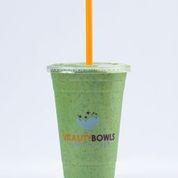 Go Green · Graviola*, Almond Milk, Spirulina, Mint, Spinach, Kale, Banana, Dates
*Graviola is not recommended for pregnant women.